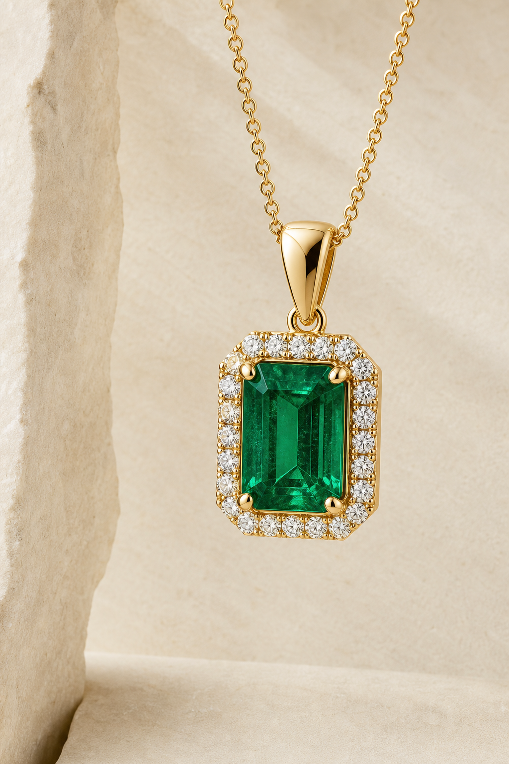 Elysium Emerald Pendant
